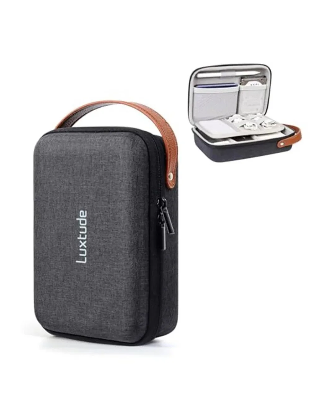 Electronic Organizer Travel Case,Portable Tech Organizers,Hard Shell Zipper Case
